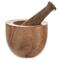 GEWÜRZMÖRSER MANGO Holz - Naturfarben, Holz (13.5/10.5/13.5cm) - Orion 