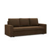 SOFA Neo mit gerader Armlehnen braun - Braun, Textil (220/85/92cm) - SIMKAM Furniture