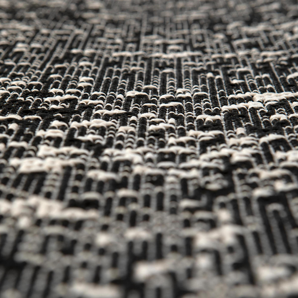 OUTDOOR-TEPPICH Malia 2 donner durchmesser 160 cm - Grau, Textil (160/160cm) - Vivaraise