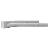 ECKSOFA modulares Sofa Tilmo-L3 - 581x194x70 cm Grau - Grau, Holzwerkstoff/Textil (581/194cm) - ALTDECOR