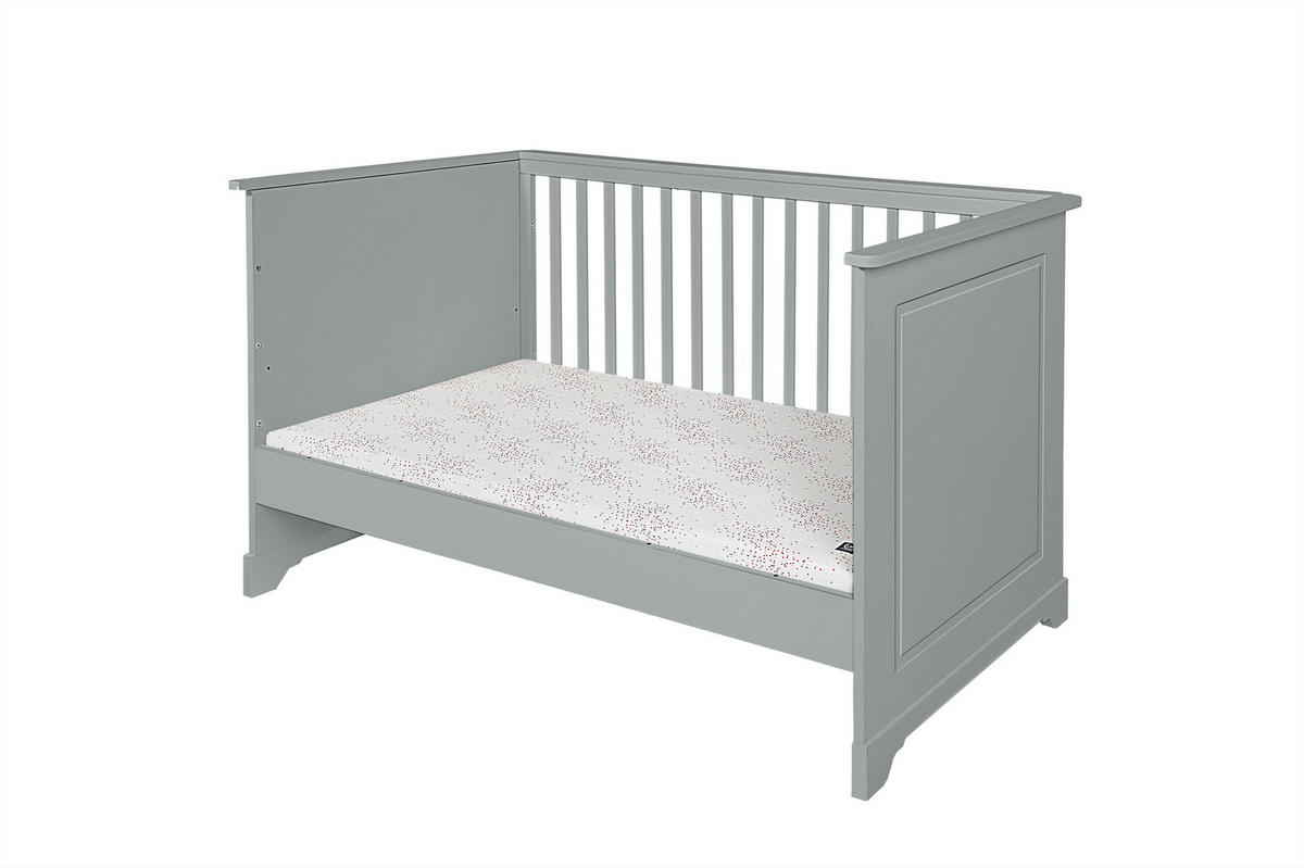 GITTERBETT Melody 140/70 - Grau, Holzwerkstoff (70/140cm) - RAUMHIRSCH FURNITURE