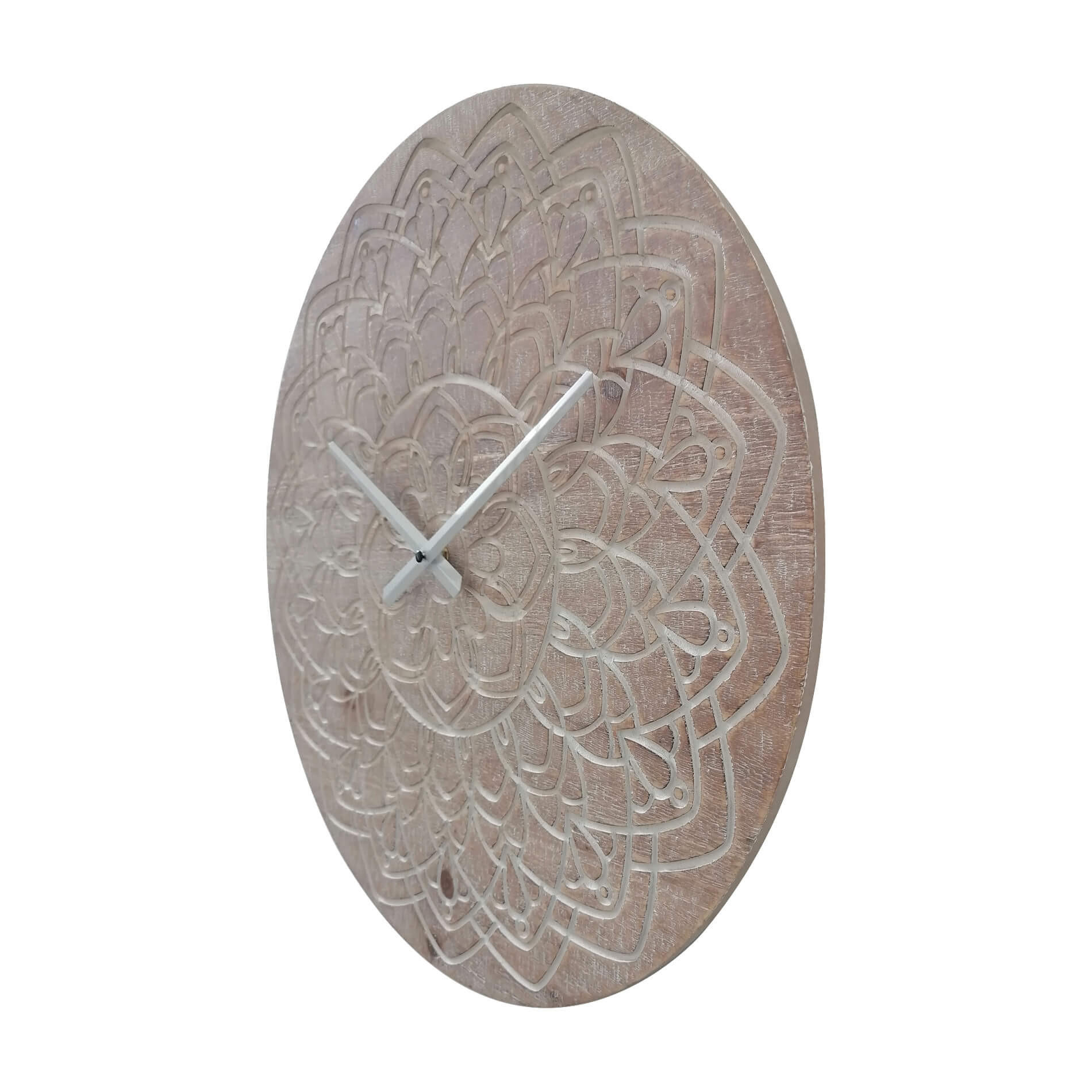 WANDUHR Braun 50/5/50 cm - Braun, Holzwerkstoff (50/50/5cm) - Mobili Rebecca