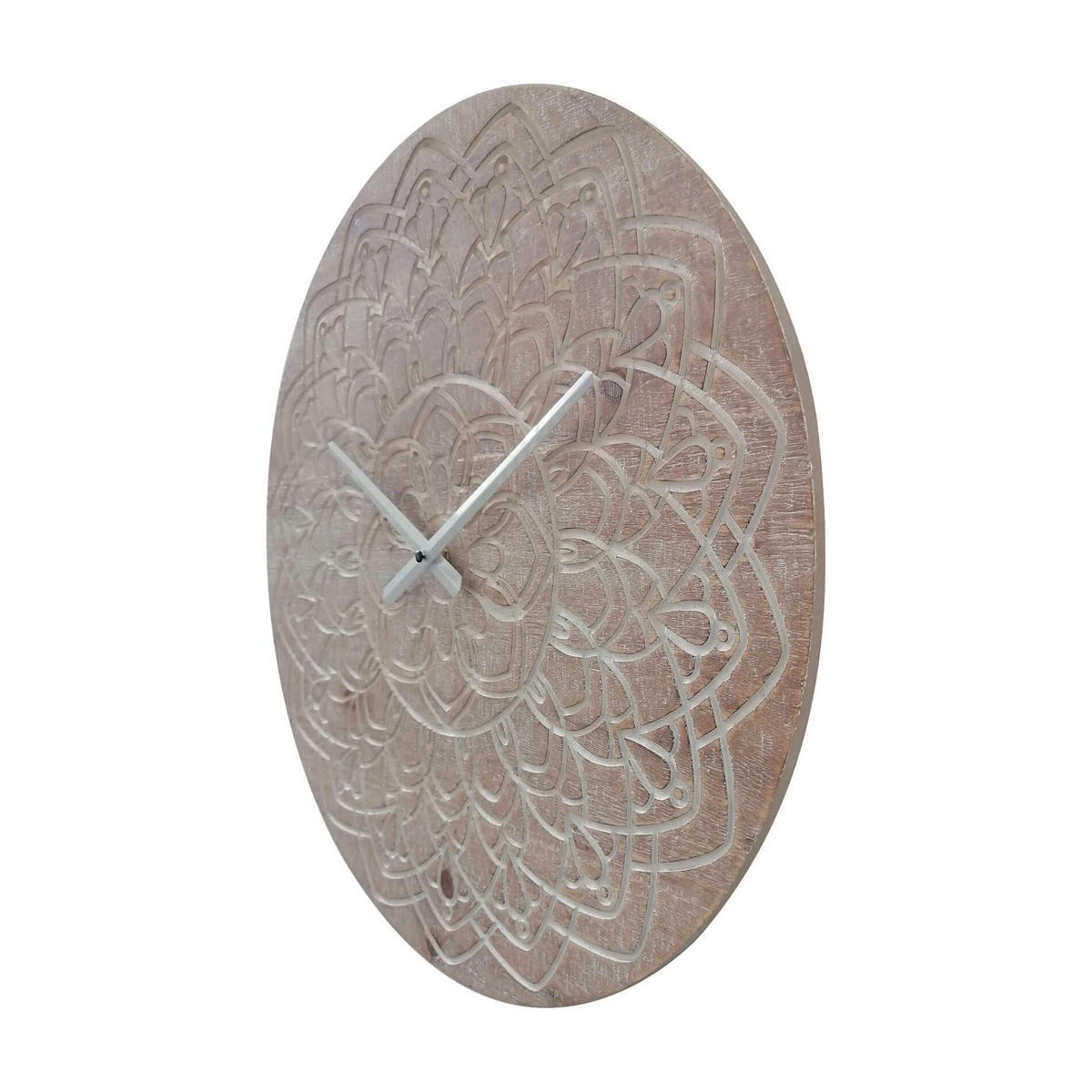 WANDUHR Braun 50/5/50 cm - Braun, Holzwerkstoff (50/50/5cm) - Mobili Rebecca