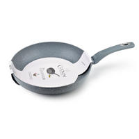 PFANNE Olive Pfluon Grau 49/30/5.6 cm Metall - Grau, Metall (49cm) - Mondex