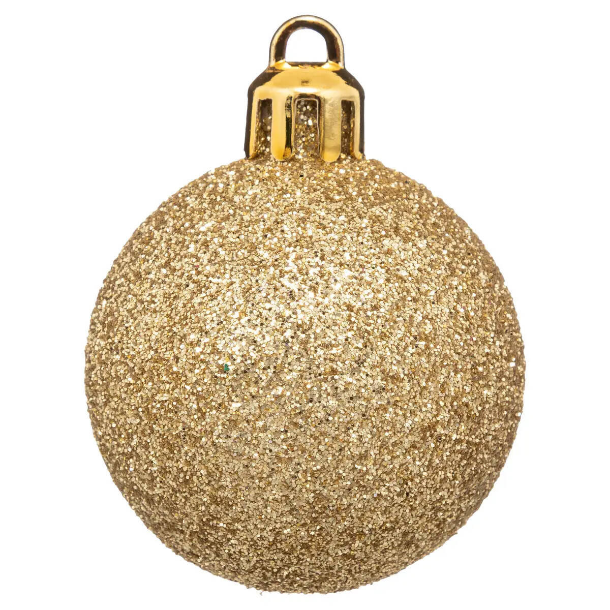 WEIHNACHTSKUGELN 4 cm 12er-Set - Blau/Goldfarben, Kunststoff (4/5.3/4cm) - Atmosphera Createur d´interieur