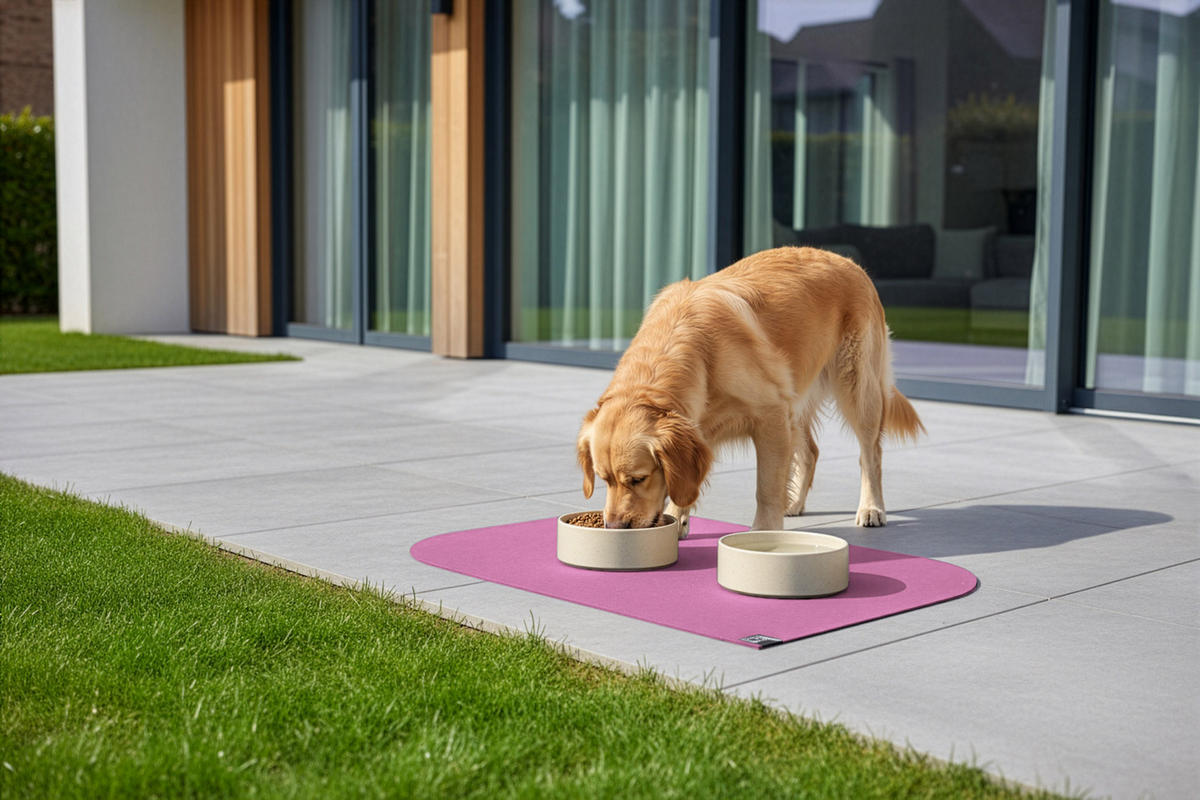 NAPFUNTERLAGE, Öko-Tex, Blattform Rosa 60 x 90 cm - Rosa, Textil (90/60cm) - SANOZOO