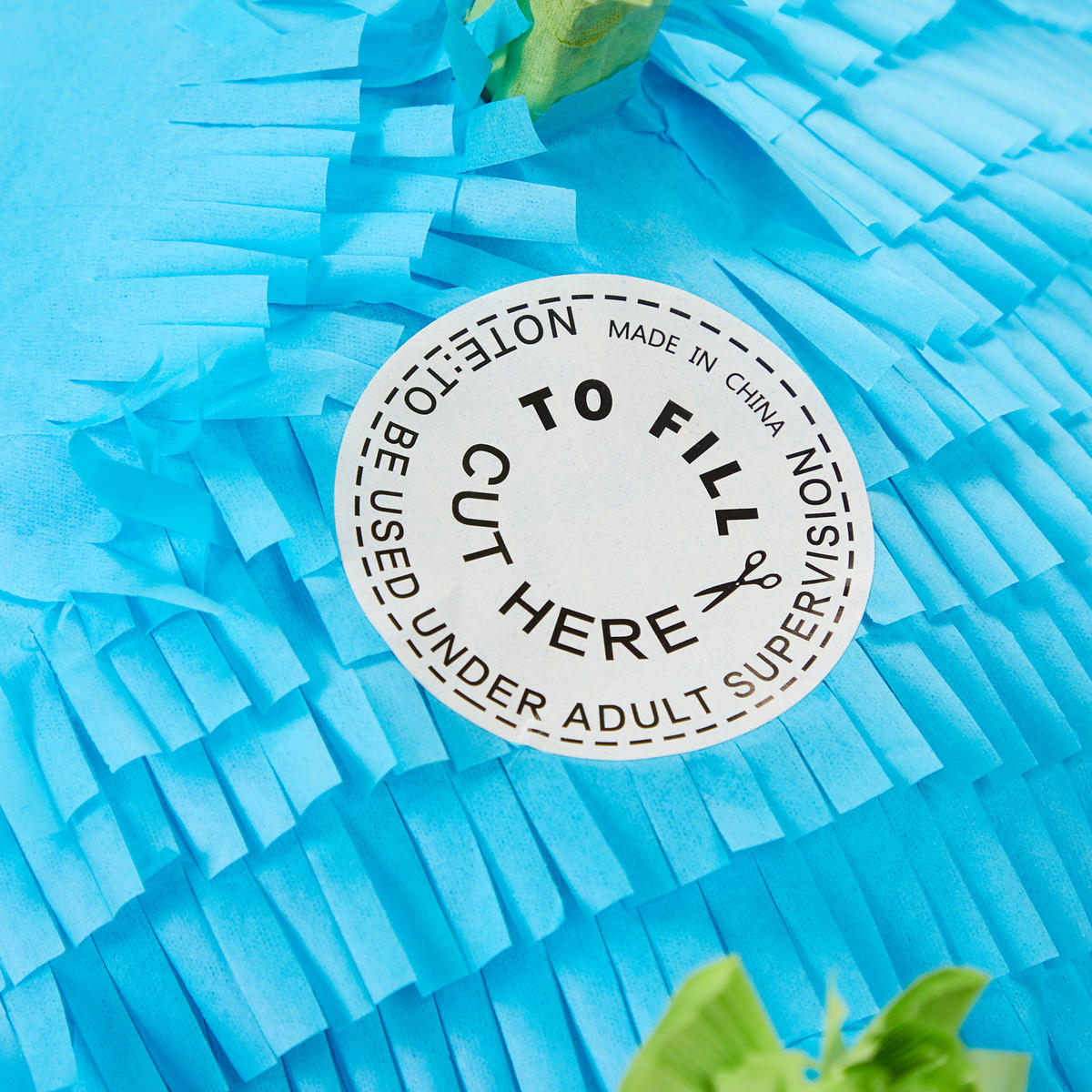 PINATA - Blau, Papier/Wellpappe (26/26/26cm) - Relaxdays