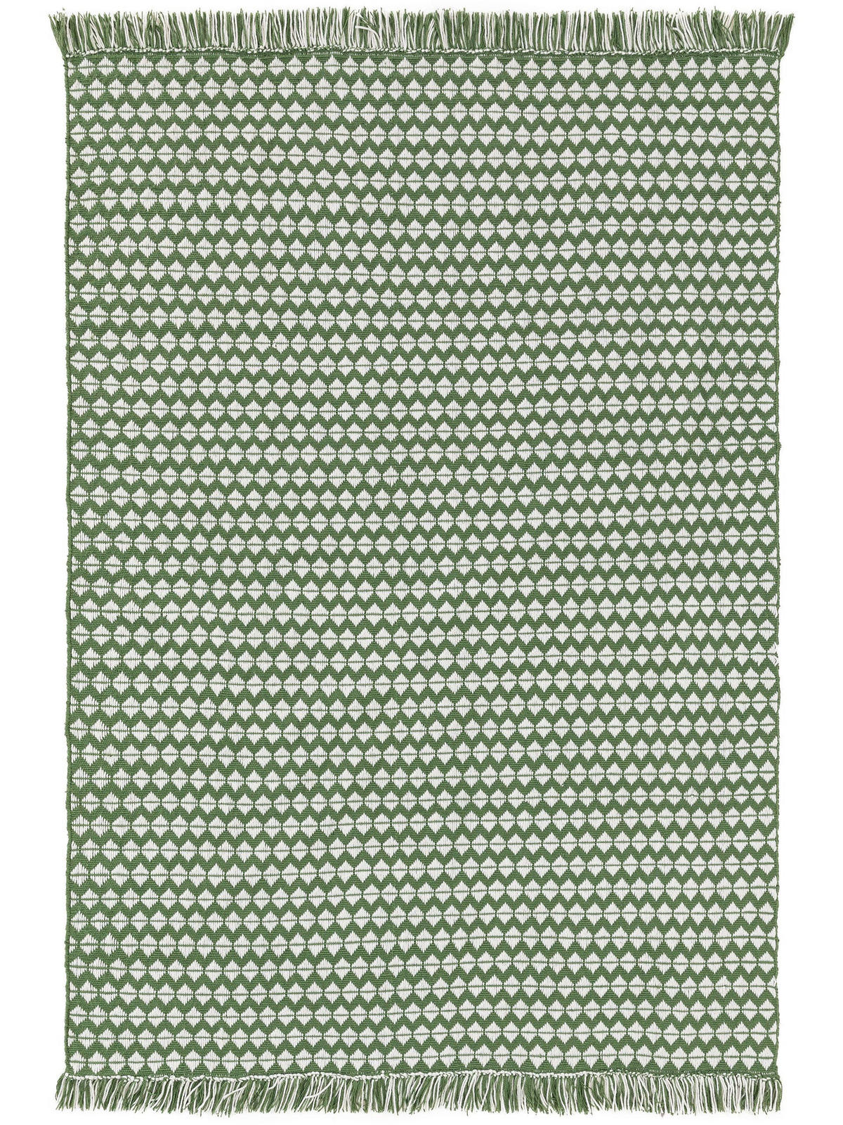 TEPPICH aus recyceltem Material Morty Grün 200x300 cm - Grün, Textil (200/300cm) - benuta Pure