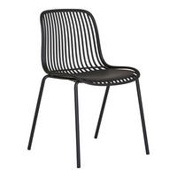 GARTENSTUHL, Branson, Stühle Schwarz, Metall, 47 x 55 x 82 cm - Schwarz, Metall (47/82/55cm) - ebuy24