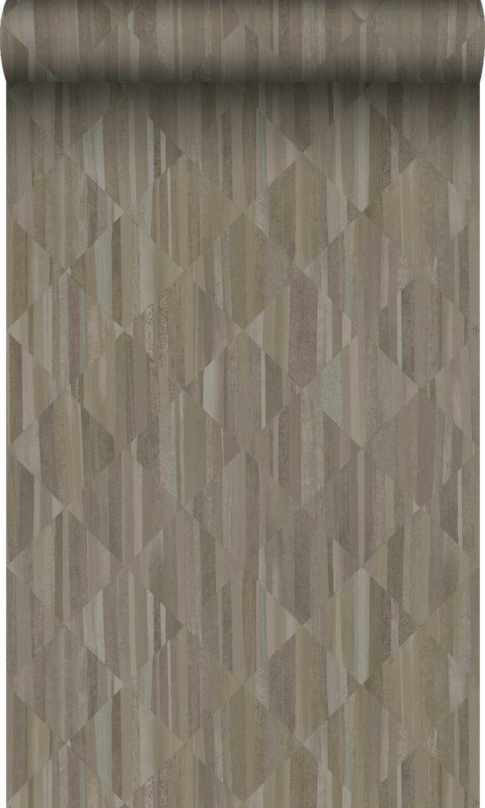 TAPETE 3D Holzoptik 50 x 900 cm - Braun, Papier (50/900cm) - Origin Wallcoverings