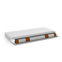 FEDERKERNMATRATZE PRAGO Weiß 120x200x18 cm - Weiß, Textil - FURNLUX