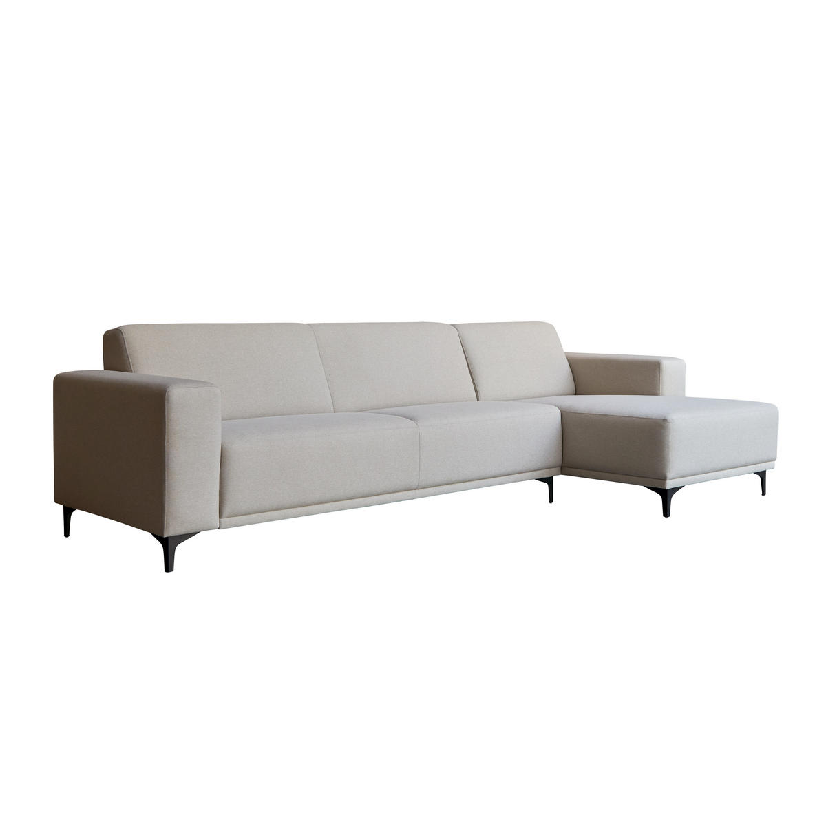 SOFA Lars Beige aus Stoff - Beige, Textil (299/150cm) - Tikamoon