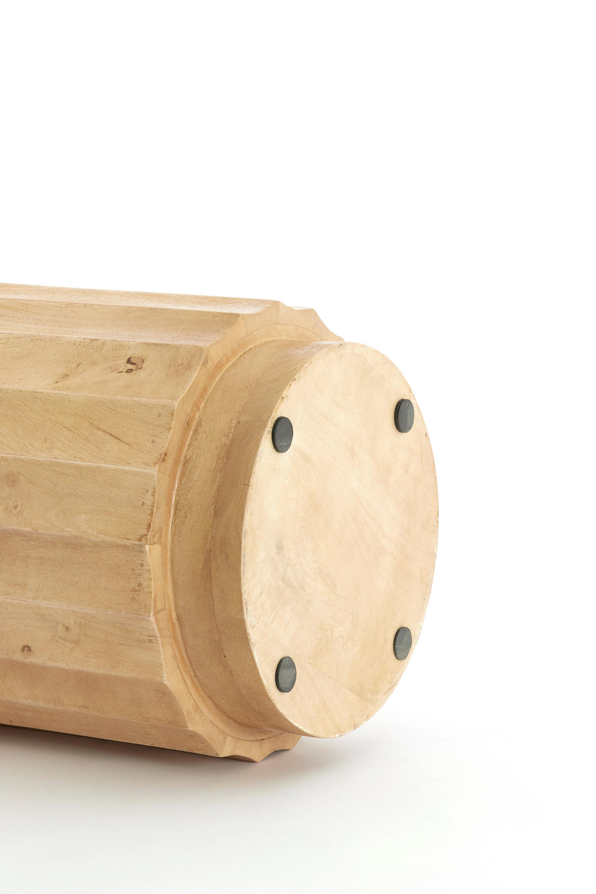 BLUMENSÄULE Ellena Braun 35/35/60 cm - Braun, Holz (35/35/60cm) - Light & Living