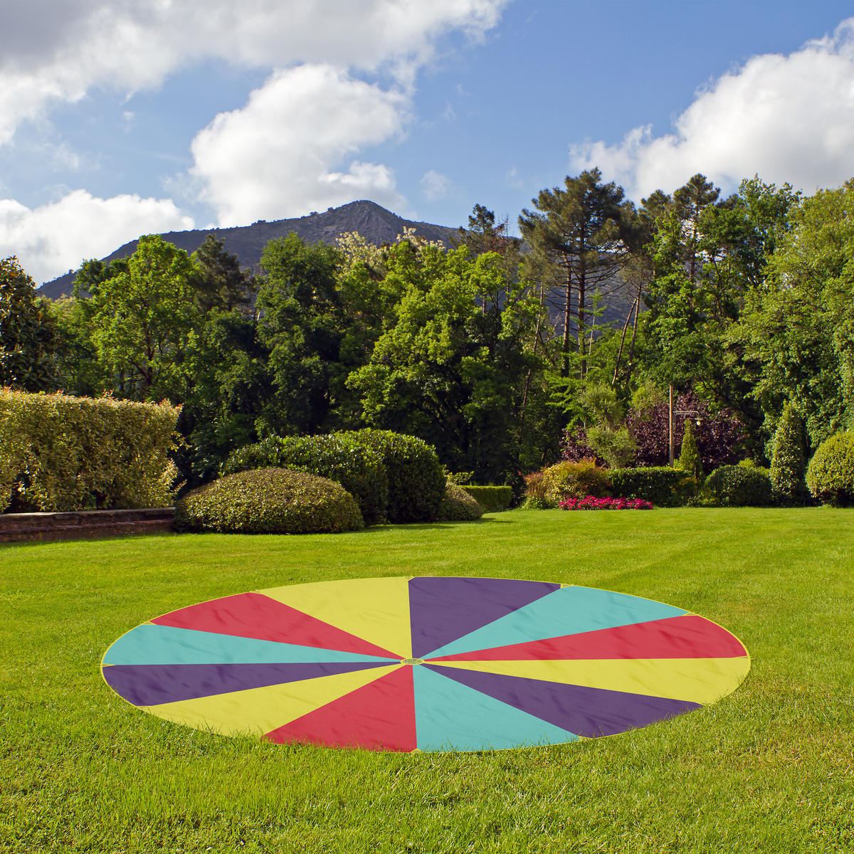 SCHWUNGTUCH - Multicolor, Textil (600/0.1/600cm) - Relaxdays