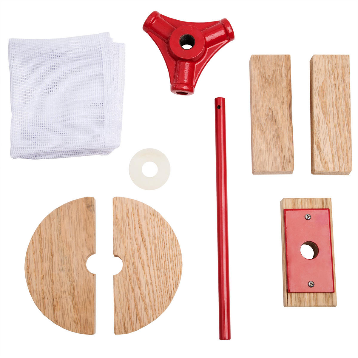 SAFTPRESSE 6 L ,60 x 45 x 28 cm,rot - Rot, Metall (45/28/60cm) - tectake