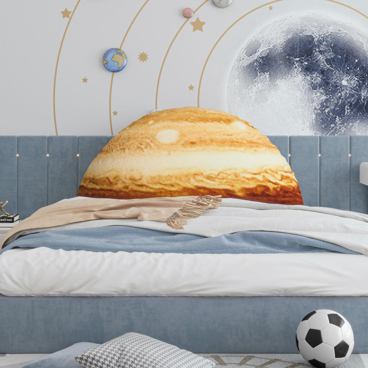 RÜCKENKISSEN passend für Kinderbetten Jupiter 100cm - Gelb, Textil (10/100cm) - Vercart