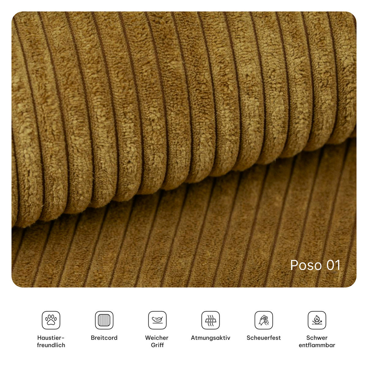 ECKSOFA ANKO modulares Boneless Sofa mit Schlaffunktion Gelb Kordstoff - Gelb, Textil (270/160cm) - MASSENO