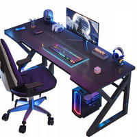 SCHREIBTISCH, schwarz 120x74x60cm - Schwarz, Holzwerkstoff (60/120/74cm)