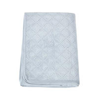 TAGESDECKE Samt 200/200 cm, geometrisch gemustert - Hellgrau, Textil (200/200cm) - Homescapes