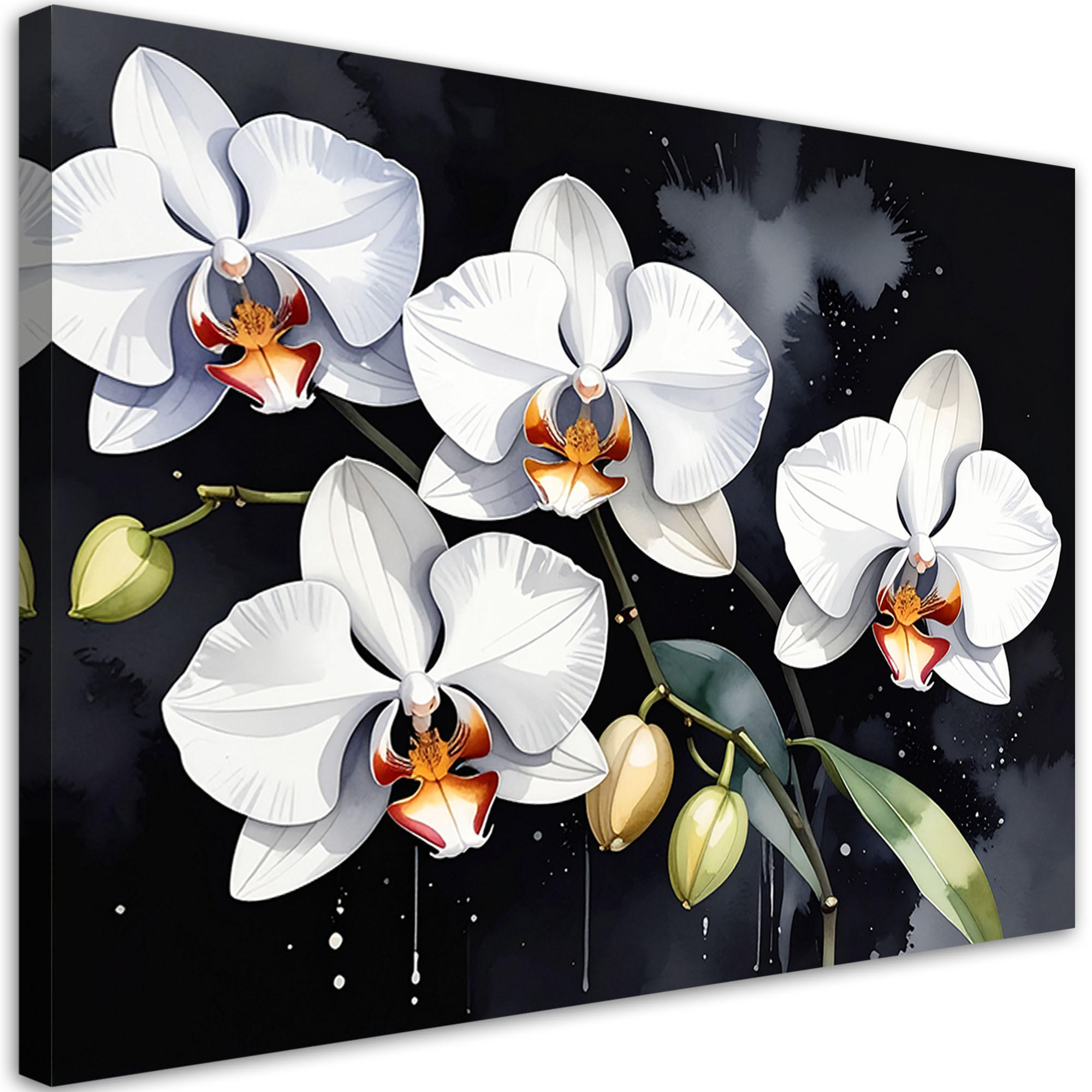 Feeby Wandbild, Weiß 45x30 cm