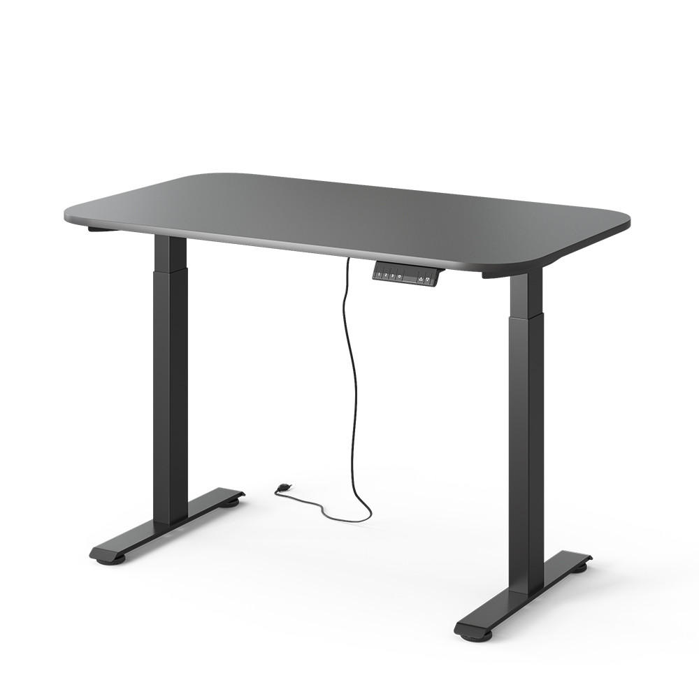 BIROU Elevate Negru/Antracit 120 x 70 cm 2 motoare