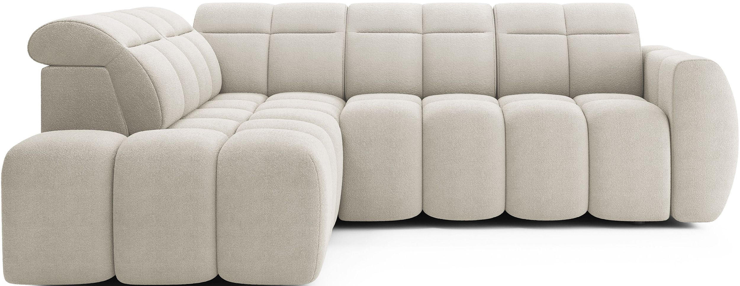 ECKSOFA Eagle L - Creme (Royal 18) - Creme, Holzwerkstoff (258/208cm) - Möblo