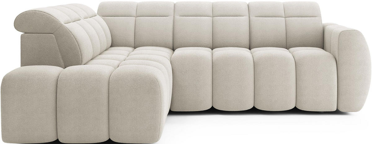 ECKSOFA Eagle L - Creme (Royal 18) - Creme, Holzwerkstoff (258/208cm) - Möblo