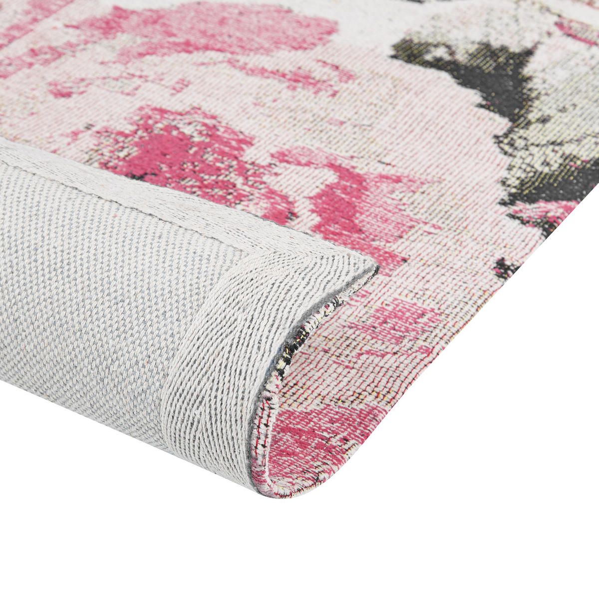 KURZFLOR-TEPPICH Ejaz 300/200 cm - Pink, Textil (200/300cm) - Beliani