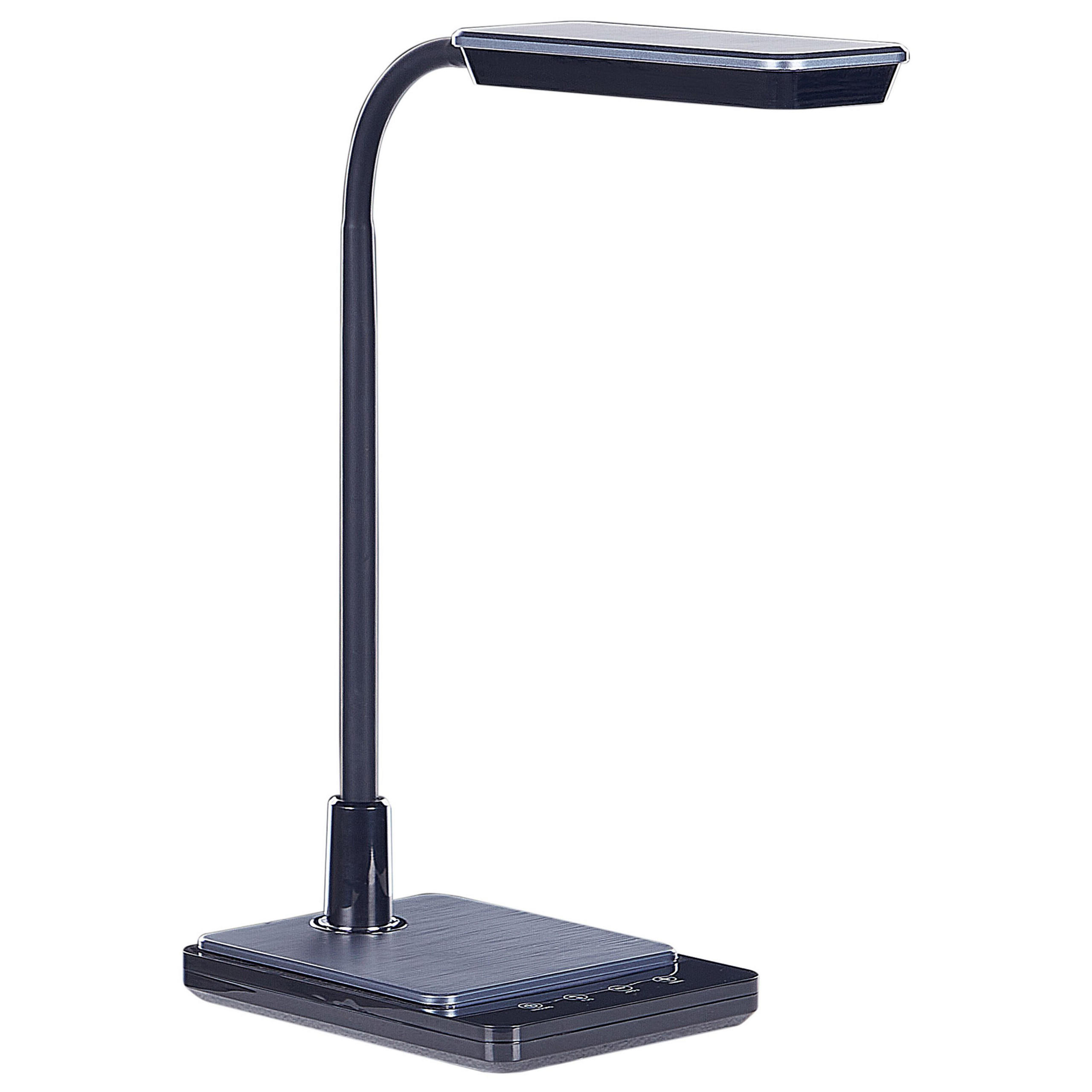 SCHREIBTISCHLAMPE Centaurus 14/19/38 cm - Schwarz, Kunststoff (14/19/38cm) - Beliani