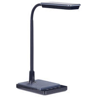 SCHREIBTISCHLAMPE Centaurus 14/19/38 cm - Schwarz, Kunststoff (14/19/38cm) - Beliani