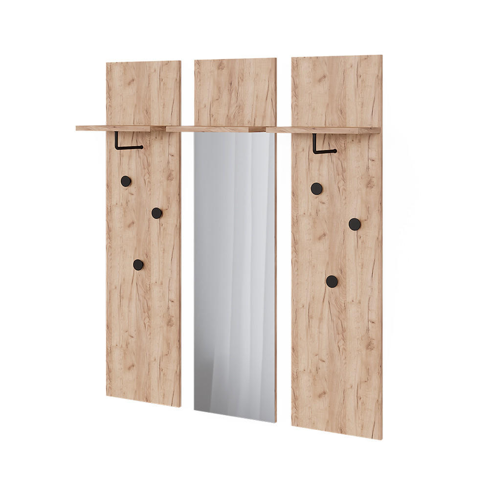 NÁSTĚNNÁ ŠATNÍ SKŘÍŇ Siri Zlatý mocný dub - medově dubová, kompozitní dřevo (36/135/21.6cm) - Vicco