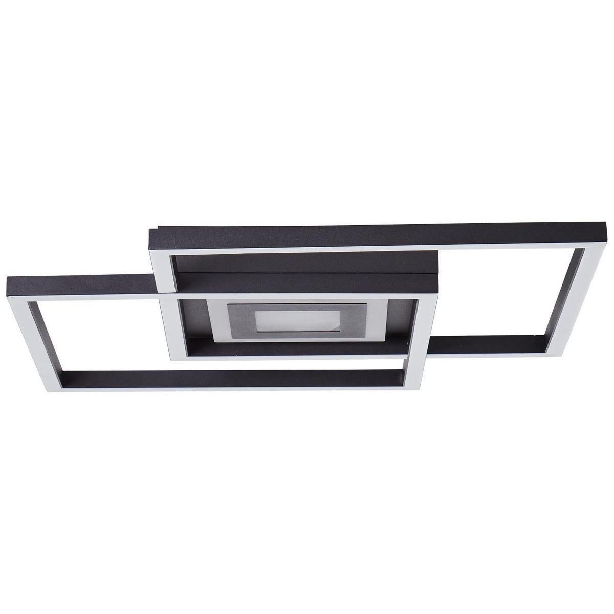 DECKENLEUCHTE Metis G99381/06 - Schwarz, Metall (30/40/6.5cm) - Brilliant
