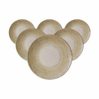 DESSERTTELLER Rimini beige ø 20,5 cm 6er Set - Beige, Keramik (20.5cm) - Ritzenhoff Breker