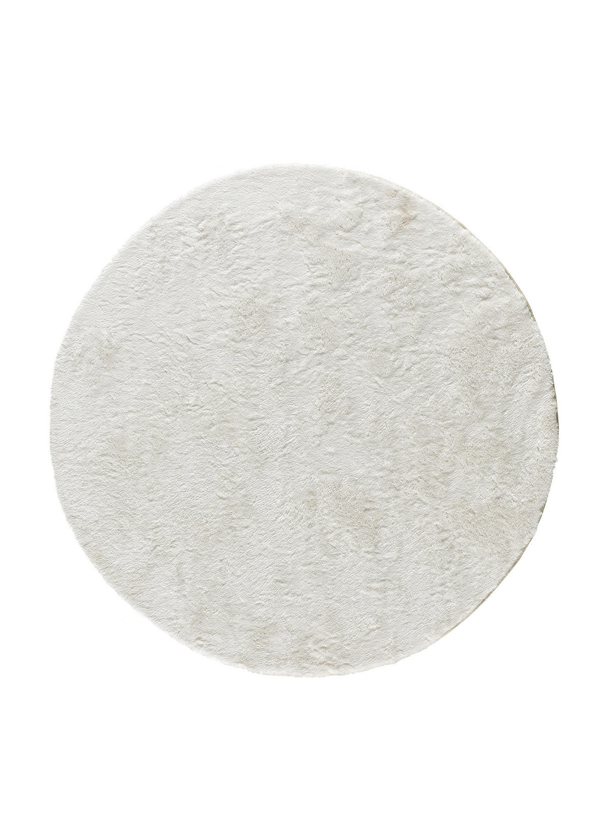 HOCHFLORTEPPICH Weiß Roma 120/120 cm - Weiß, Kunststoff/Textil (120/120cm) - Atticgo