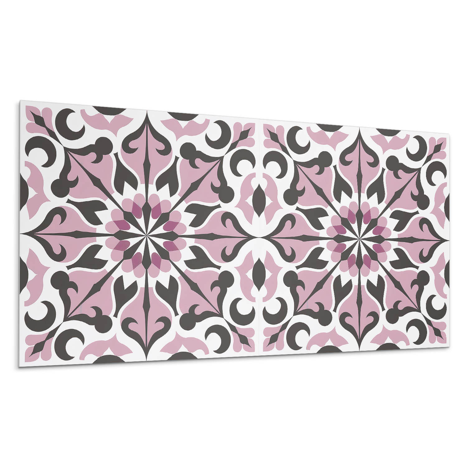WANDPANEEL 10x 40x20 cm selbstklebend Orniven - Pink, Kunststoff (20/1.6/40cm) - Wallfluent
