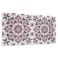 WANDPANEEL 10x 40x20 cm selbstklebend Orniven - Pink, Kunststoff (20/1.6/40cm) - Wallfluent