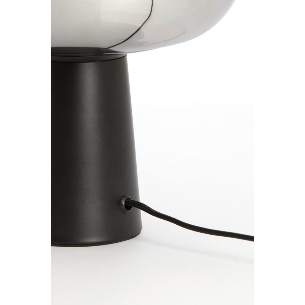 TISCHLAMPE Misty Grau 30/30/46 cm - Grau, Glas (30/30/46cm) - Light & Living