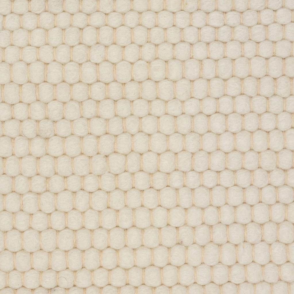 Thumbnail - Rug and Roll Handwebteppich, Weiß, Textil, Uni, Rechteckig, 40x60 cm, für Fußbodenheizung geeignet, Teppiche & Böden, Te...