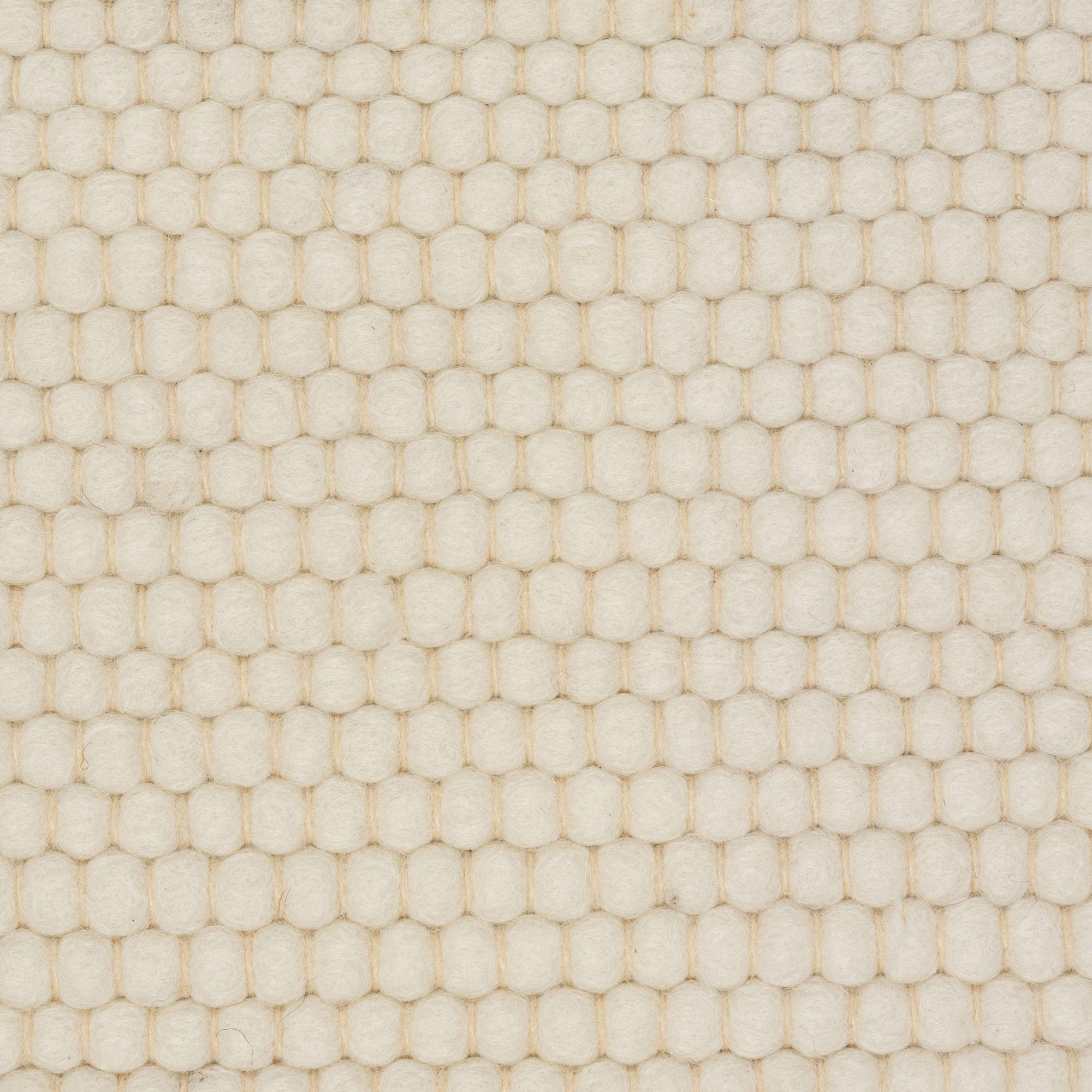 Thumbnail - Rug and Roll Handwebteppich, Weiß, Textil, Uni, Rechteckig, 70x140 cm, für Fußbodenheizung geeignet, Teppiche & Böden, T...