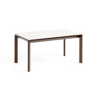 ESSTISCH FADO - Creme/Braun, Holzwerkstoff (90/160/76cm) - Meblini