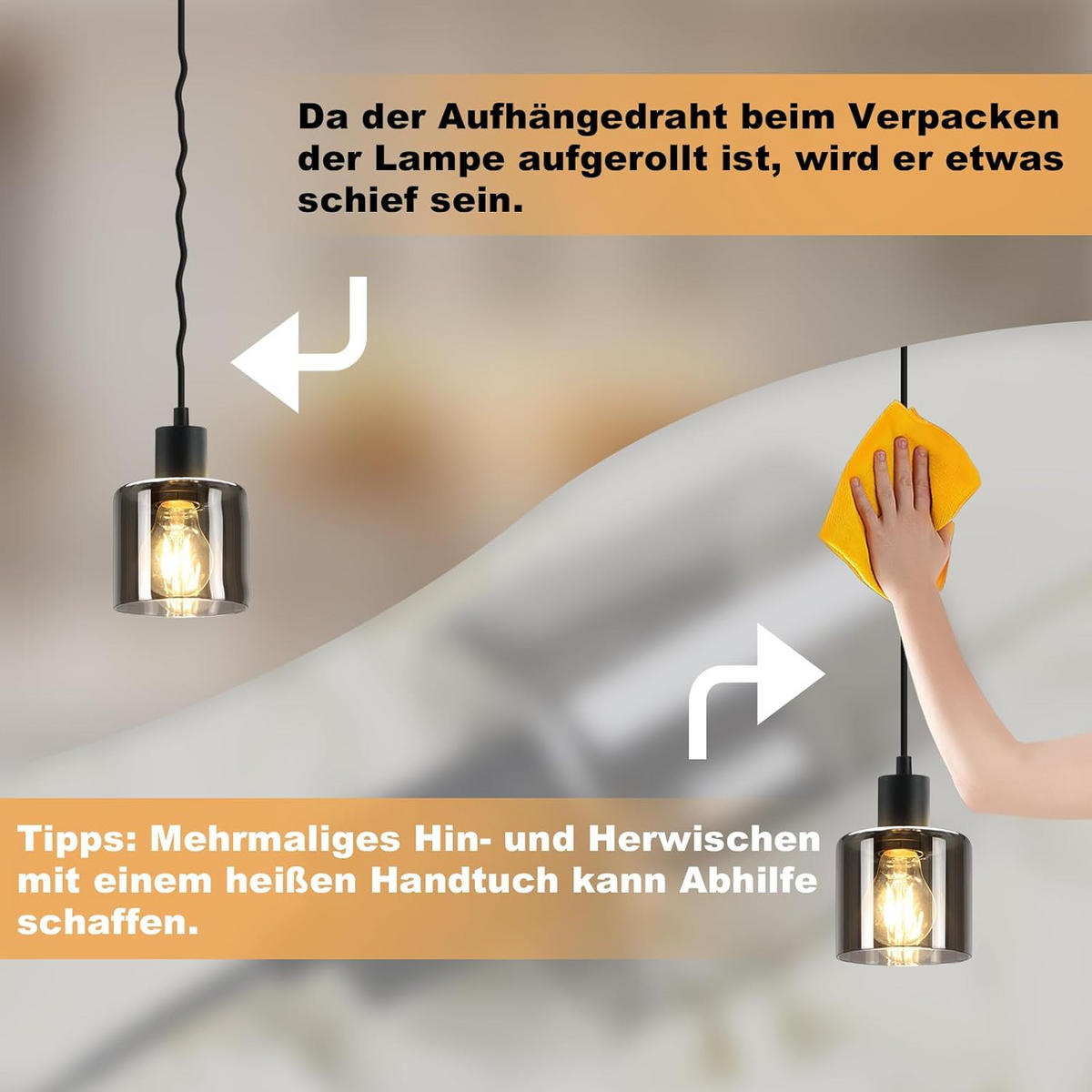 PENDELLEUCHTE Elias 11/11/170 cm - Schwarz, Metall (11/11/170cm) - ZMH