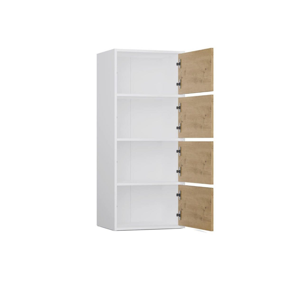 HIGHBOARD Kate - Weiß, Holzwerkstoff (50/119/40cm) - kommodly
