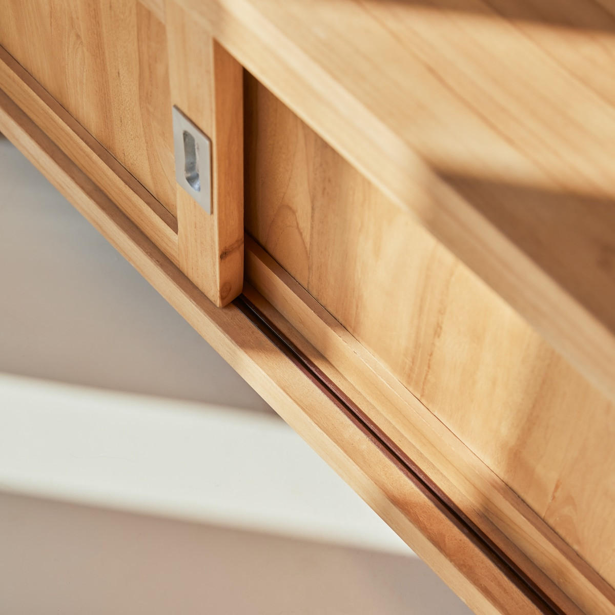 TV-SCHRANK Coffee Tek Natur aus Teak - Naturfarben, Holz (180/50/50cm) - Tikamoon