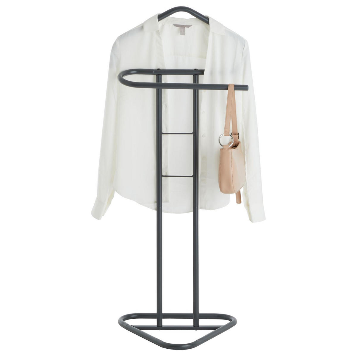 HERRENDIENER CAMILO - Grau, Metall (45/107/36cm) - IDIMEX
