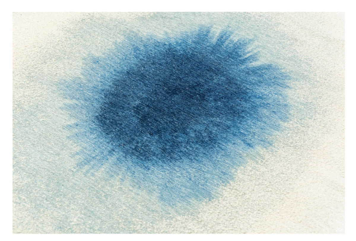 TEPPICH modern Flachgewebe GLOBE Blau 240 x 340 cm - Blau, Textil (240/340cm) - Novatrend