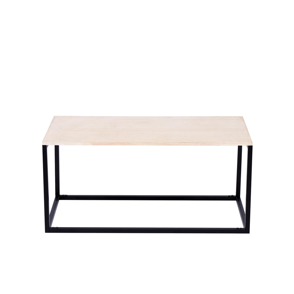 COUCHTISCH Rechteckig Schwarz 90 x 45 x 43 cm - Schwarz, Holz (45/90/43cm) - Nordlys