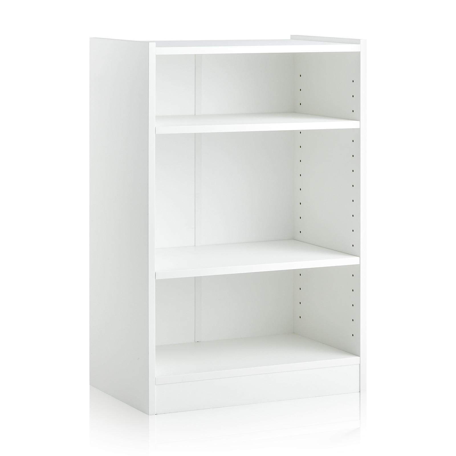 BÜCHERREGAL Weiß - Weiß, Holz (30/75/50cm) - COSTWAY
