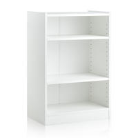 BÜCHERREGAL Weiß - Weiß, Holz (30/75/50cm) - COSTWAY