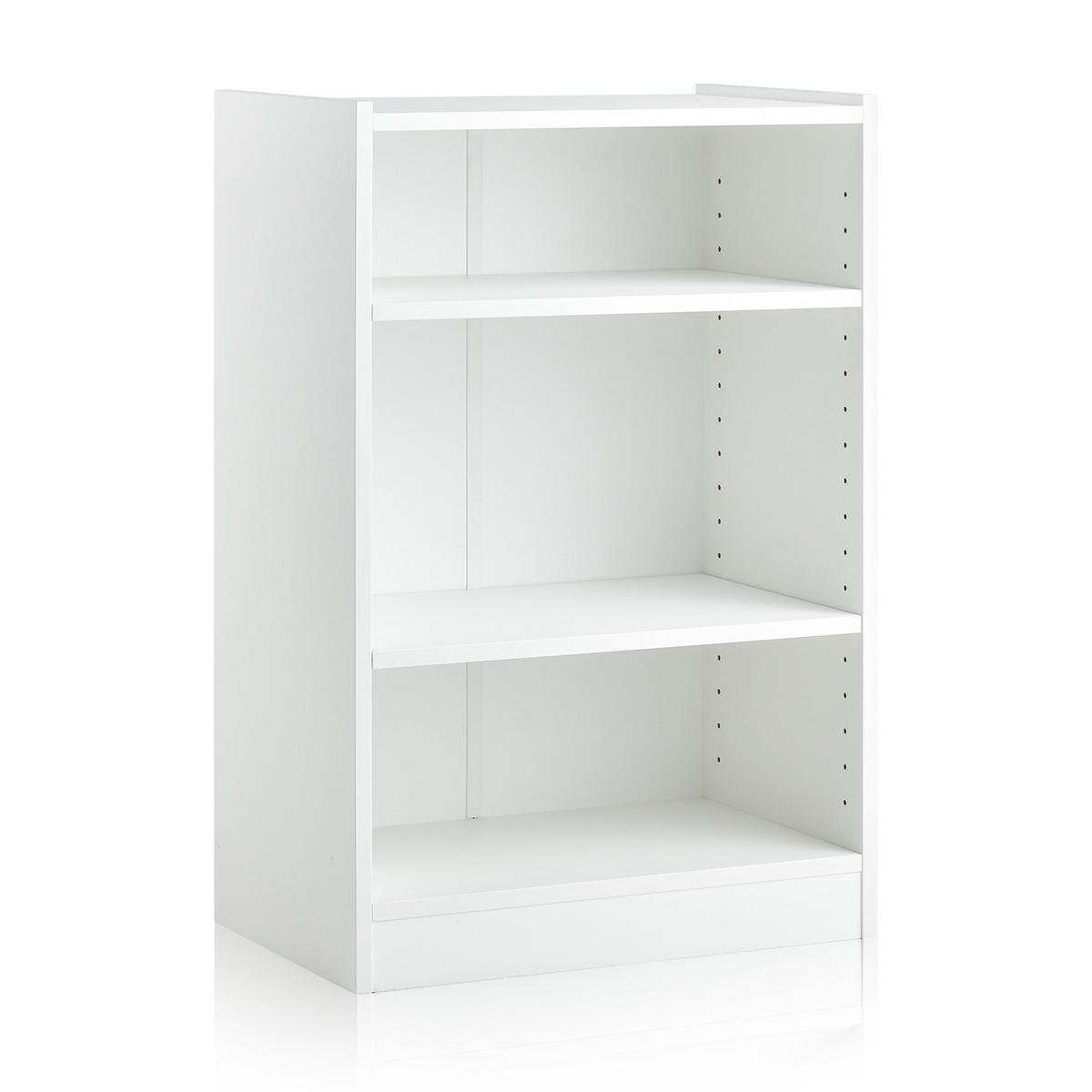 BÜCHERREGAL Weiß - Weiß, Holz (30/75/50cm) - COSTWAY