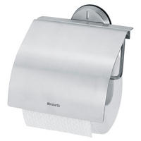 TOILETTENPAPIERHALTER Profile, Matt Edelstahl - Silberfarben, Metall (13.5/21.5/17.5cm) - Brabantia